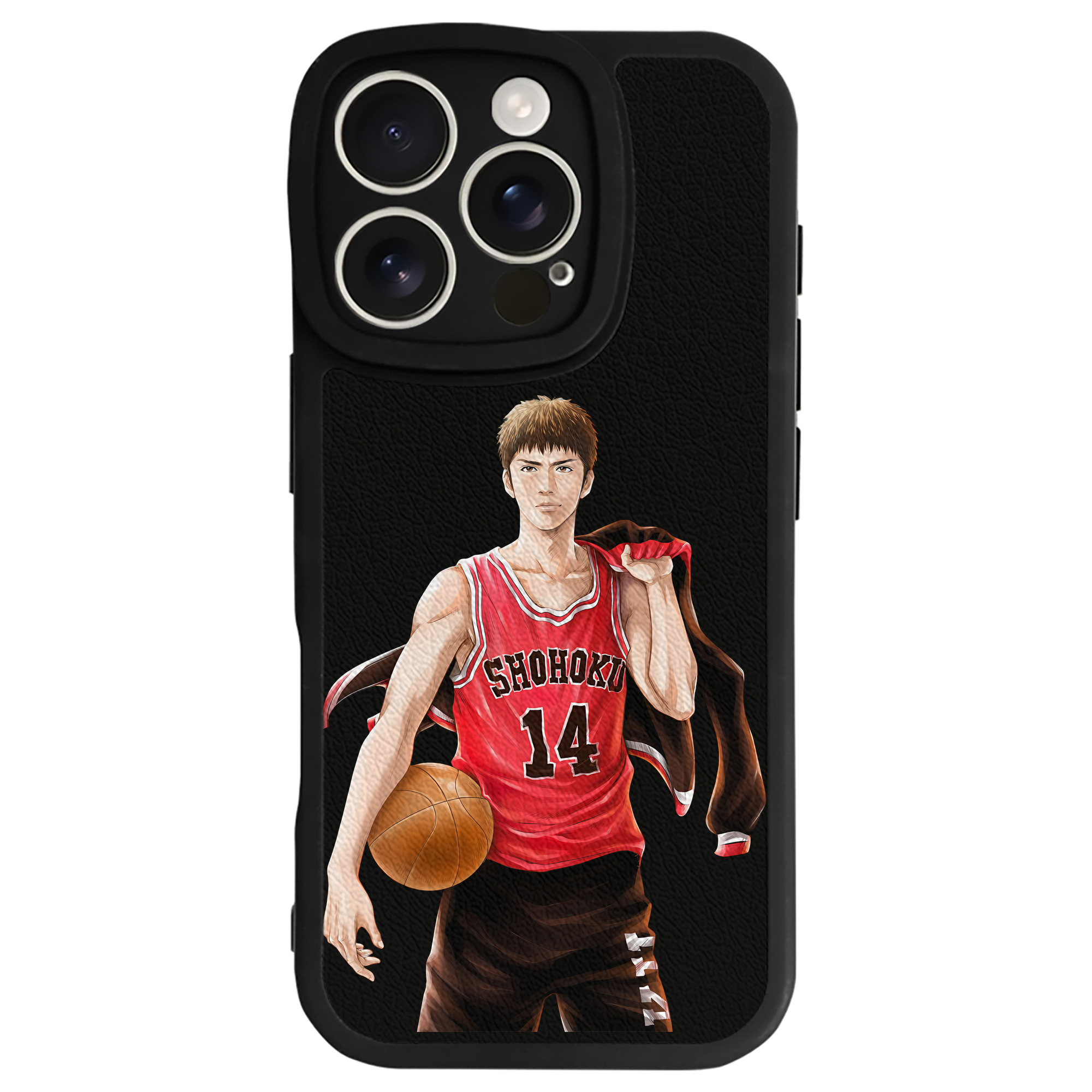 （画像用） SLAM DUNK／スラムダンク 【iPhone 16シリーズ対応】シリコンスマホケース（レザー調） 材質：シリコン